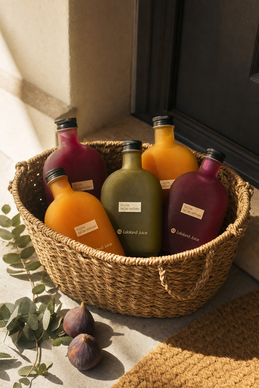 Lalaland® juice delivery on a doorstep